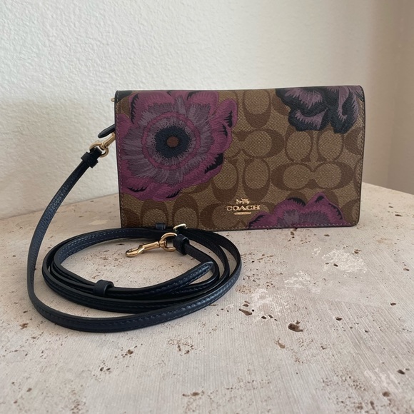 Coach Crossbody with Kaffe Fassett Print - Picture 5 of 12